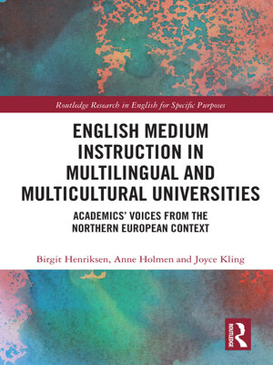 cover image of English Medium Instruction in Multilingual and Multicultural Universities